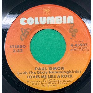 Paul Simon Loves Me Like A Rock / Learn How to Fall 45 Pop Rock Columbia 4-45907